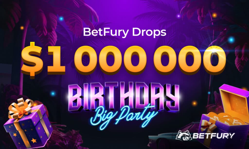 BetFury has dropped $1,000,000 for its 4th anniversary