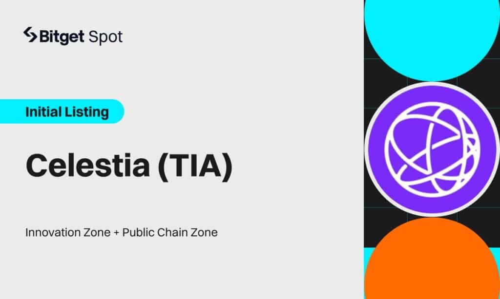 Bitget will be one of the first exchanges to list Celestia (TIA).