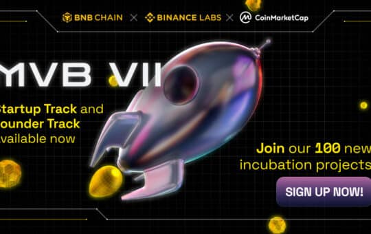 Binance Labs And Bnb Chain Open A New Founder-Focused Track To Create 100 Early-Stage Projects.