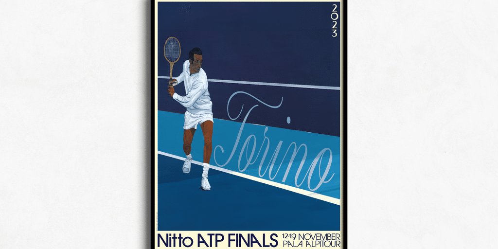 The ATP Tennis Tour offers customizable 2023 finals posters via NFT Drop