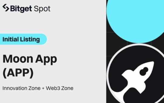 Bitget To List Moon App On Biget Innovation Zone And Web3 Zone