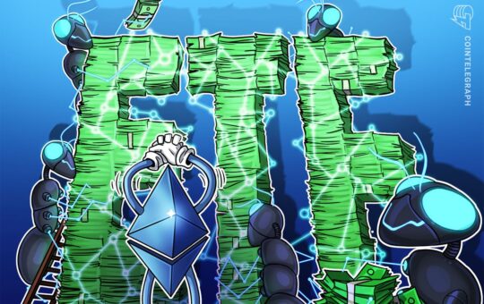 ARK 21Shares Ethereum ETF created with cash, adds seriousness