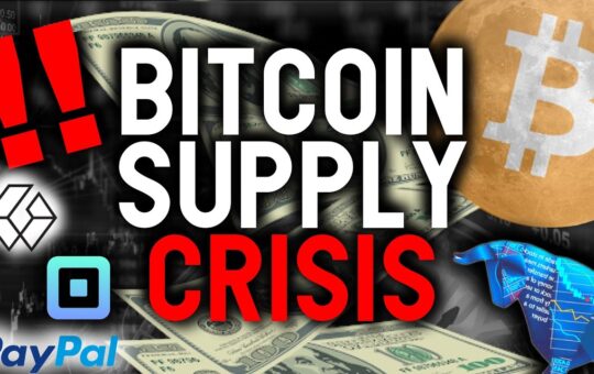 BITCOIN SUPPLY CRISIS 1M BTC Coming