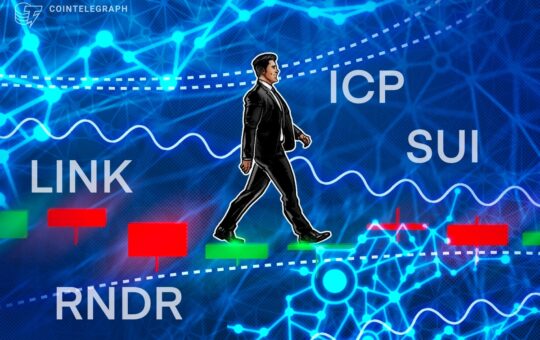 Bitcoin's muted price volatility shifts traders' focus to LINK, ICP, RNDR and SUI