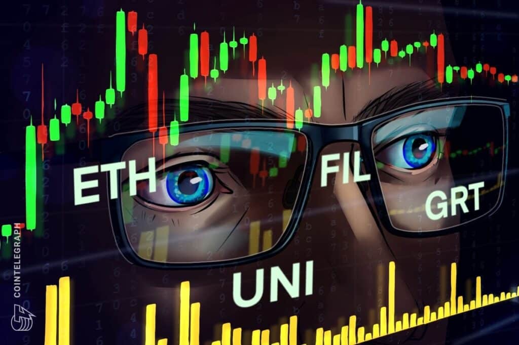 ETH, UNI, FIL and GRT turn into bulls as Bitcoin price hovers above $51K.