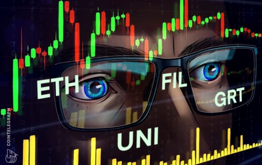 ETH, UNI, FIL and GRT turn into bulls as Bitcoin price hovers above $51K.