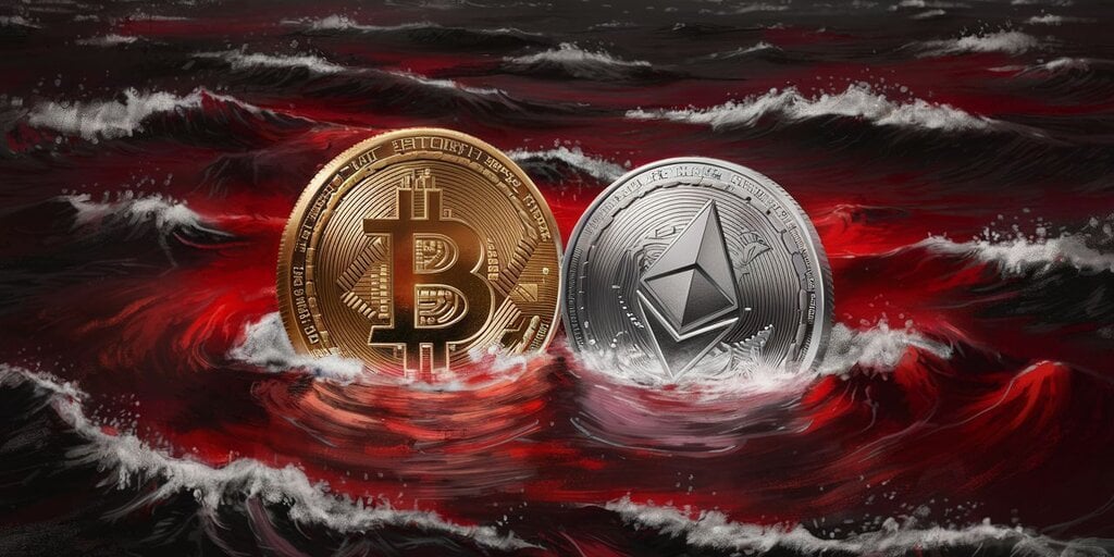 Bitcoin And Ethereum See Red As Crypto Market Turns Boom To Gloom