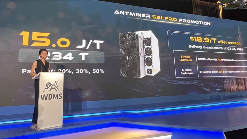 Bitmain Unveils S21 Pro Bitcoin Miner: Pioneering 15 Joules Per Terahash