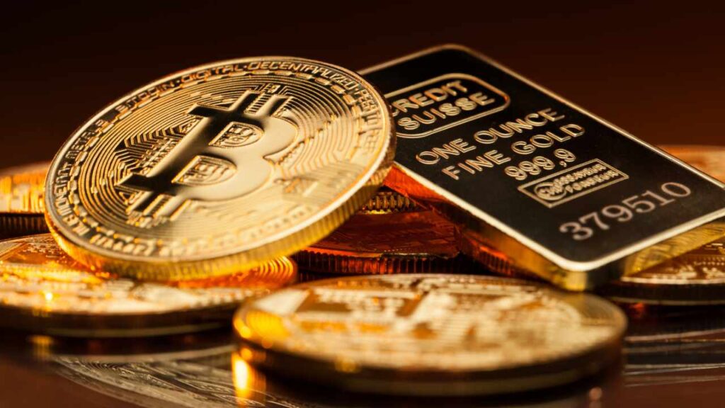 JPMorgan says it is 'unrealistic' to expect bitcoin to match gold in investors' portfolios.