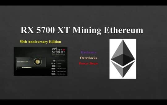 Rx 5700 Xt Mining Ethereum