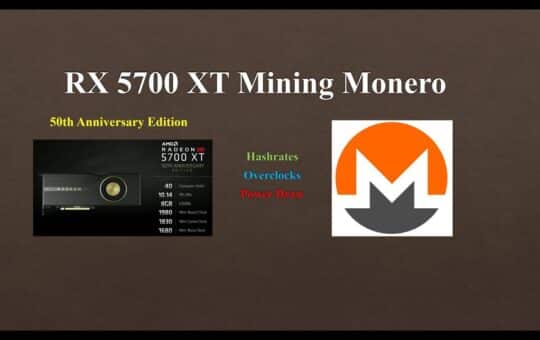 Rx 5700 Xt Mining Monero