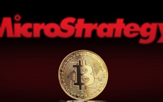 Shares Of Microstrategy Surged 24% As Bitcoin Neared An All-Time High.