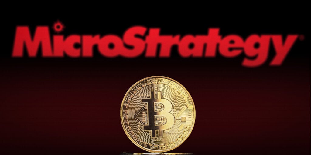 Shares Of Microstrategy Surged 24% As Bitcoin Neared An All-Time High.