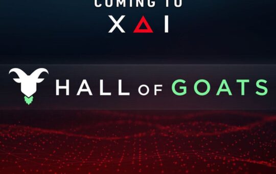 The Goats Hall Of Fame And Xai Announce Partnership To Transform Gaming And Athlete Incentives With Blockchain Technology.