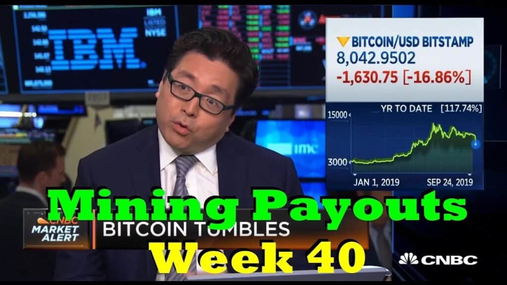 Week 40 Mining Payouts 100619