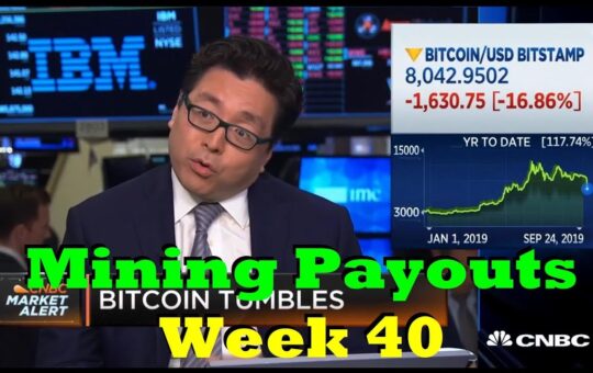 Week 40 Mining Payouts 100619