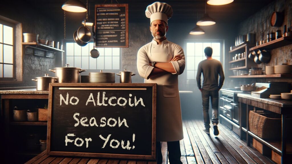 Contrary to Crypto Influencer Hype, Data Shows 'It's Not the Season of Altcoins'