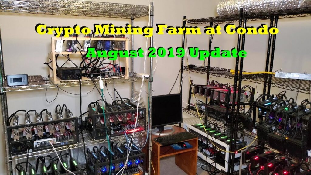 Crypto Mining Farm At Condo August 2019 Update