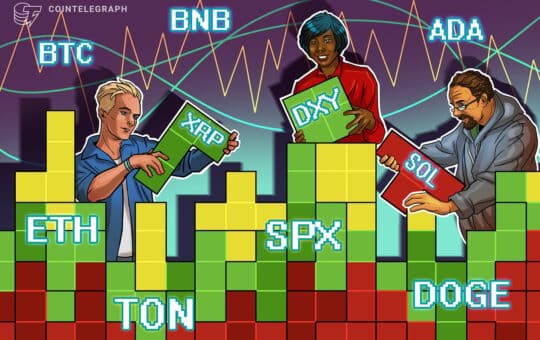 Price Analysis 4/15: Spx, Dxy, Btc, Eth, Bnb, Sol, Xrp, Ton, Doge, Ada