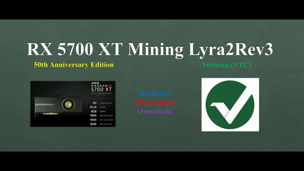 Rx 5700 Xt Mining Lyra2Rev3