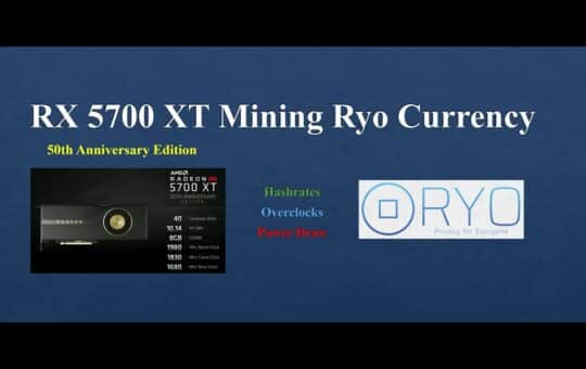 Rx 5700 Xt Mining Ryo Currency