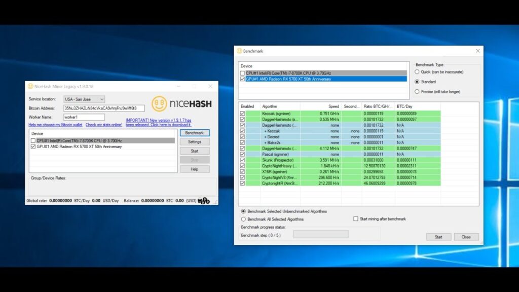 RX 5700 XT No Kernel Mining Hashrates