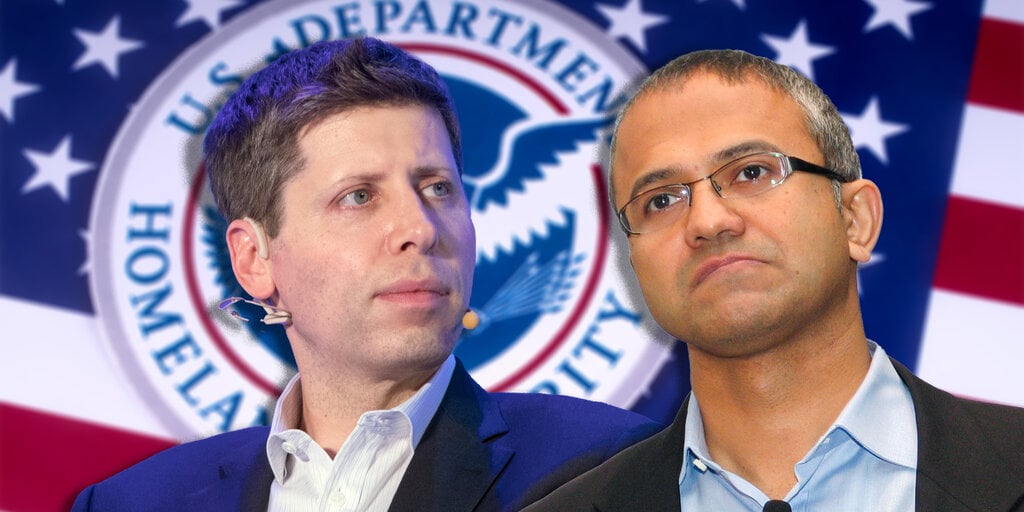 Sam Altman, Satya Nadella Join High-Power Ai Security Board For Homeland Security