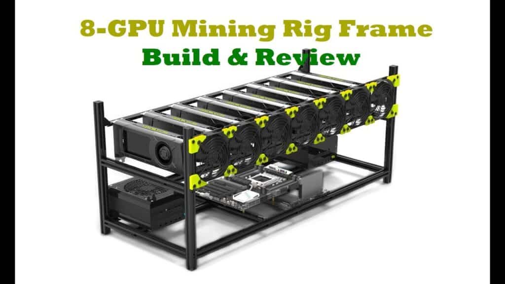 8 GPU Mining Rig Frame by Veddha Build