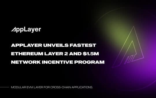 AppLayer features the fastest EVM network and a $1.5M network incentive program