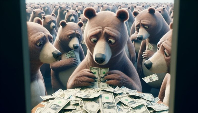 Bear Blues: More Than $296 Million Worth Of Shorts Flowed In 24 Hours