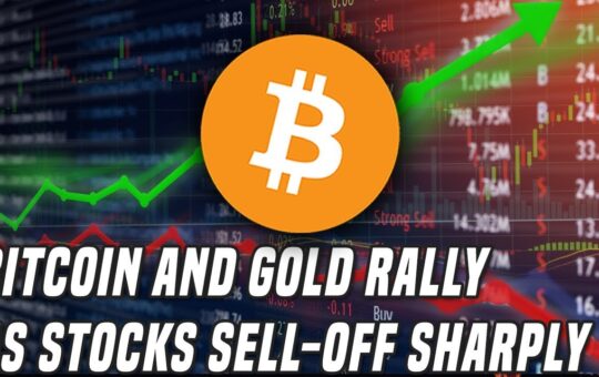 Bitcoin Rallies Back To 10K Stocks Sell Off Sharply After