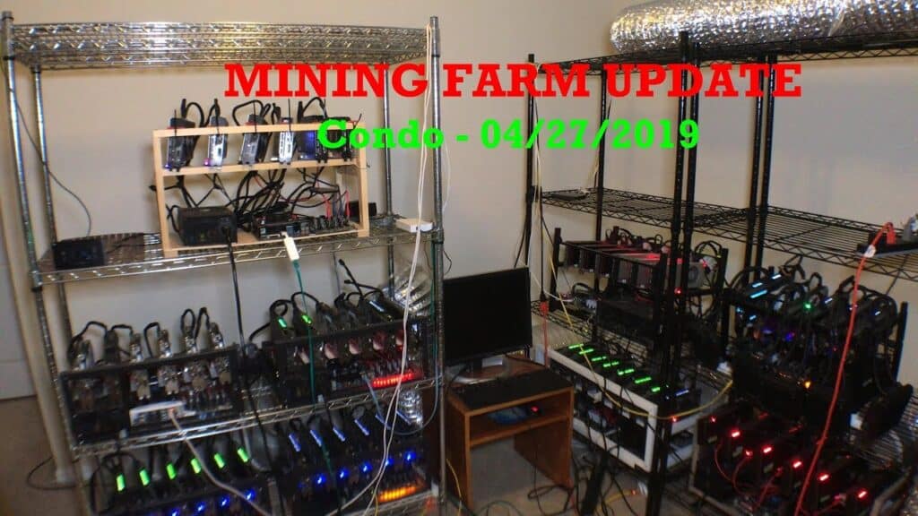 Crypto Mining Farm Update at Condo 042719