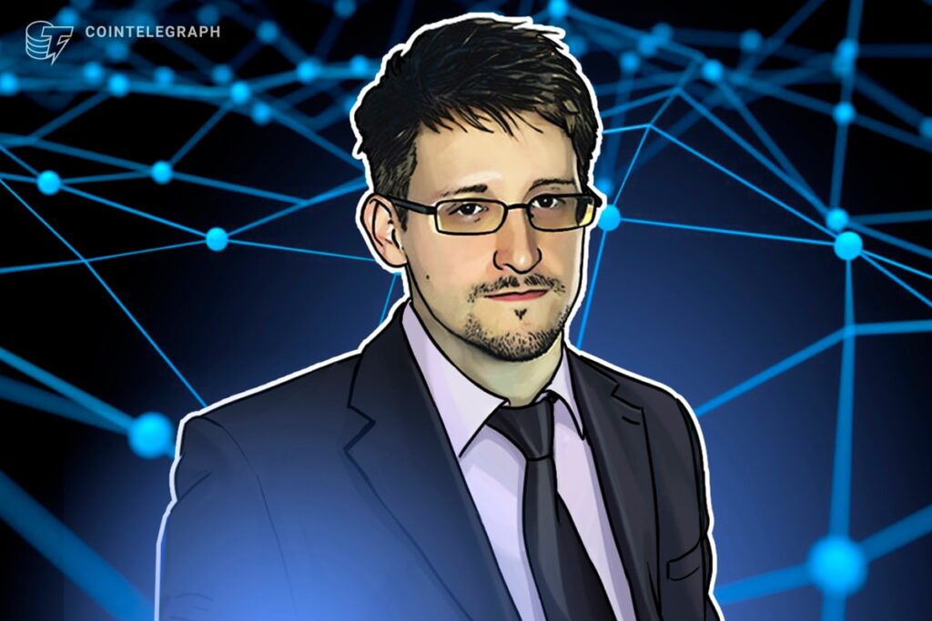 Snowden Follows Bitcoin Devs, Elon Musk, And Puppy Killers In The X-Fry