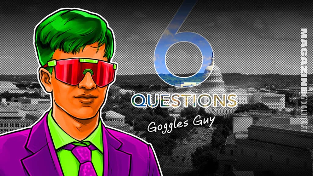 6 questions for Goggles Guy crypto with a question that 'saved' Trump