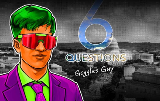 6 Questions For Goggles Guy Crypto With A Question That 'Saved' Trump