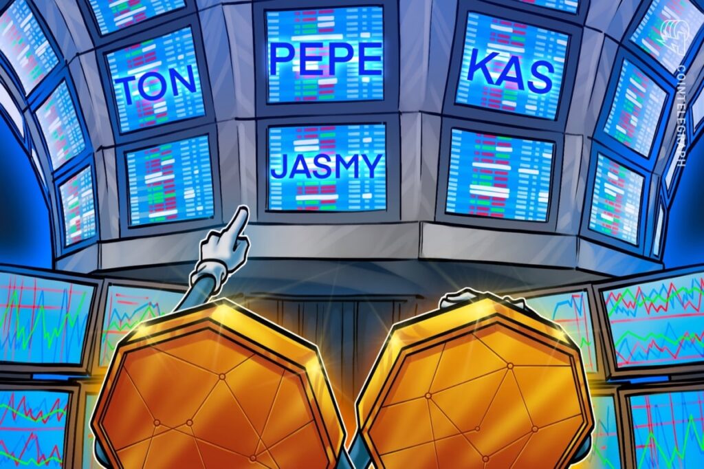 Bitcoin Price Loses Ground As Ton, Pepe, Kas And Jasmy Attract Traders' Attention.