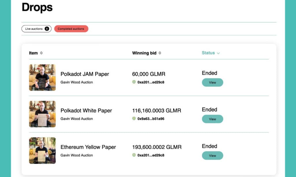 Gbm Auctions Hosts First Charity Auction For Polkadot Ecosystem