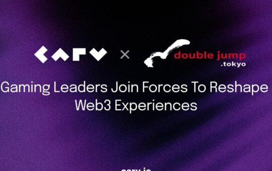 Gaming Leaders Carv And Double Jump.tokyo Join Forces To Reshape The Web3 Experience