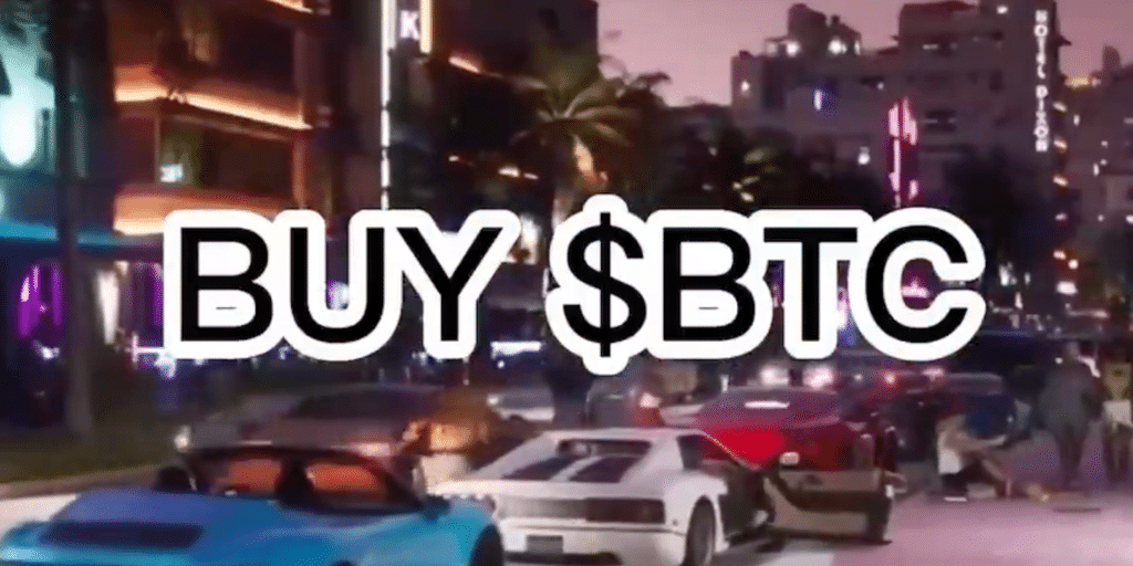 How the famous 'Buy Bitcoin' GTA 6 game ad was released