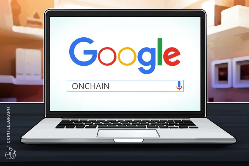 It's an all-time high for global 'onchain' searches on Google.