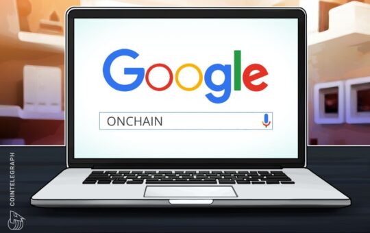 It's an all-time high for global 'onchain' searches on Google.