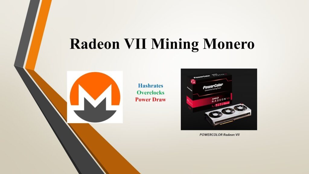 Radeon VII Mining Monero Hashrates Overclocks Power Draw