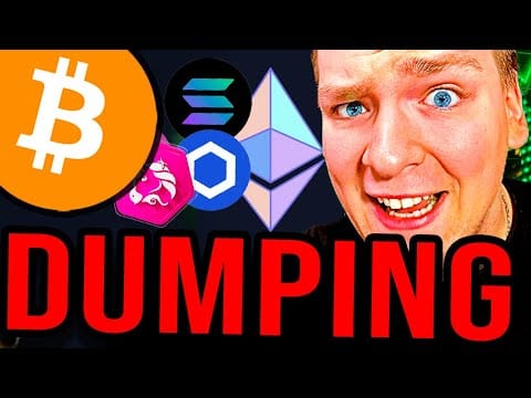 WARNING BITCOIN AND ALTCOINS DUMPING MY PLAN