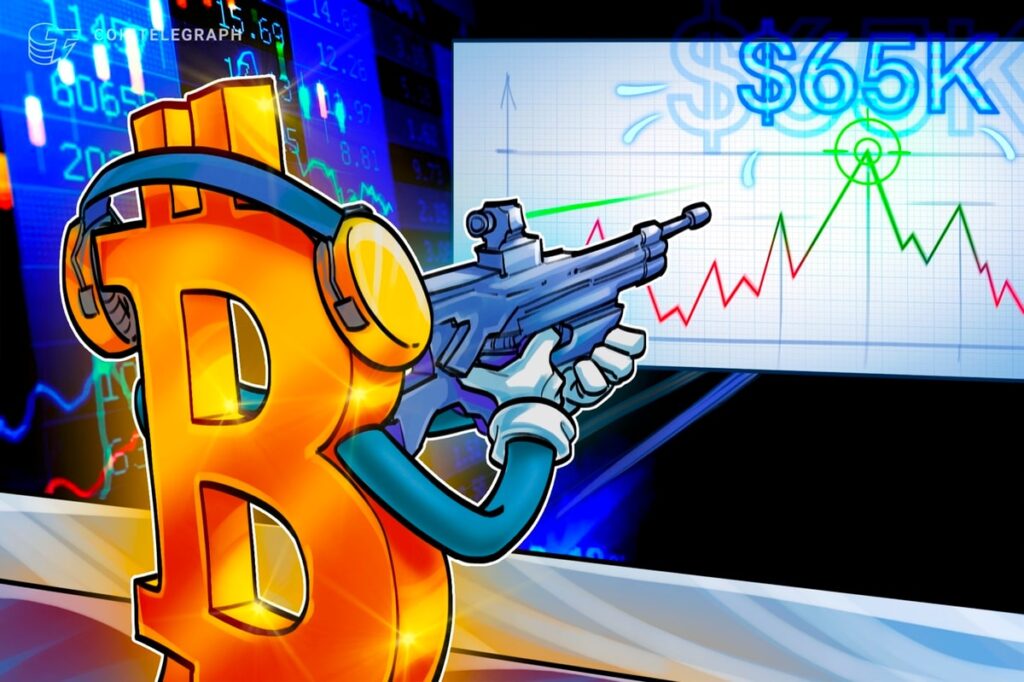 Btc Price Inches Against Us Stocks As Bitcoin Bulls Hit $65K