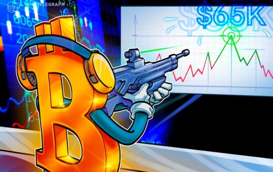 Btc Price Inches Against Us Stocks As Bitcoin Bulls Hit $65K