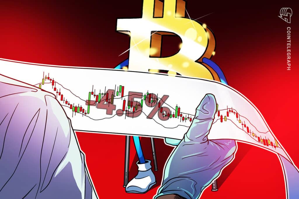 Btc Price Drops 4.5% As Us Government'S Bitcoin Move Raises Fears Of Fresh Sell-Off