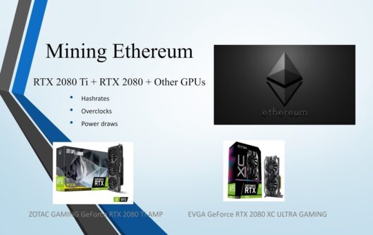 Rtx 2080 Ti Mining Eth At 57Mhs Rtx