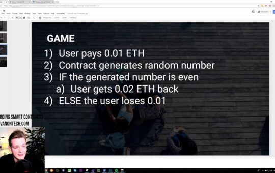 Ethereum Game Coding Programmer Explains