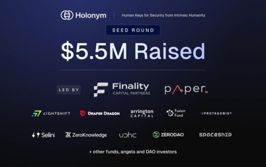 Holonym Foundation Emerges With $5.5M In Seed Funding To Deliver Global Digital Person.