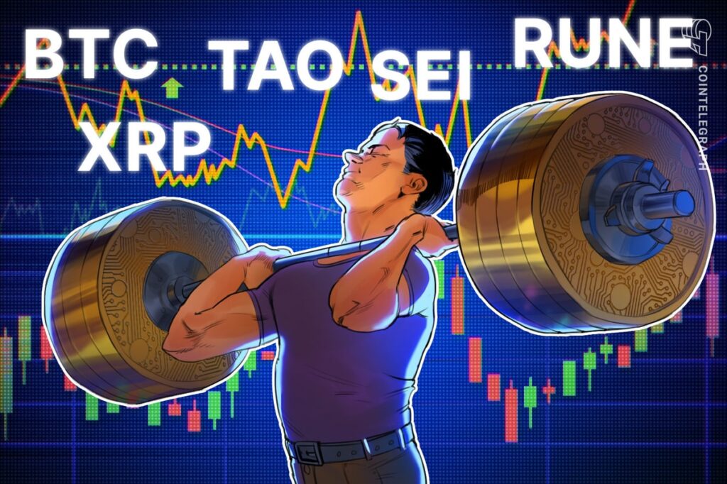 Bitcoin'S Strong Monthly Close Could Trigger A Rally In Xrp, Tao, Rune And Sei.